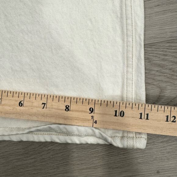 Abercrombie & Fitch The Vintage Flare High Rise VTG White Curve Love 32 14R - Picture 6 of 7